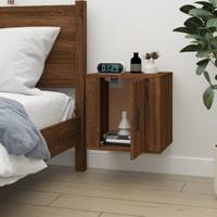 Tv-wandmeubel 40x34,5x40 cm bruineikenkleurig - thumbnail