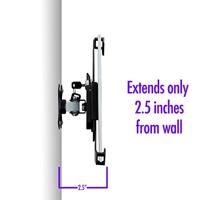 CTA Digital: Compacte veiligheidswandhouder voor 7-14 inch tabletten, inclusief iPad 10,2 inch (7e en 8e generatie), iPad Air 3 & 4, iPad Mini, 12,9-inch iPad Pro, 11-inch iPad Pro & meer, zwart - thumbnail
