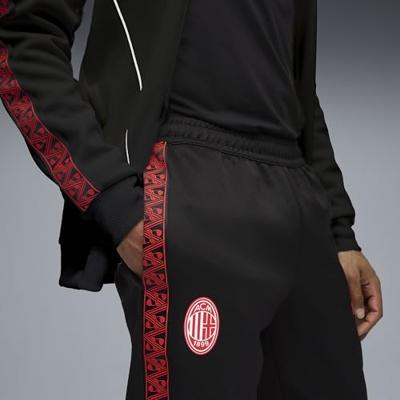 PUMA AC Milan Pre-Match KING Anthem Trainingsbroek 2025-2026 Zwart Rood Wit