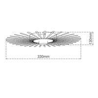 Brilliant Artistieke wandlampMendoza - 99277/16 - thumbnail