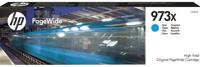 HP inktcartridge 973X, 7.000 pagina's, OEM F6T81AE, PageWide, cyaan - thumbnail