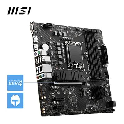 MSI PRO B760M-P DDR4 Moederbord Socket Intel LGA 1700 Vormfactor Micro-ATX Moederbord chipset Intel® B760