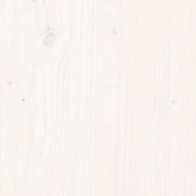Bedframe massief hout wit 135x190 cm 4FT6 double - thumbnail
