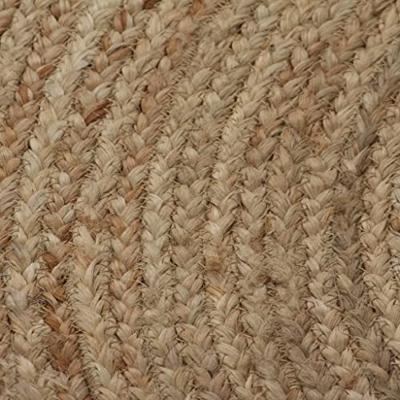 Tapijt rond 120 cm gevlochten jute
