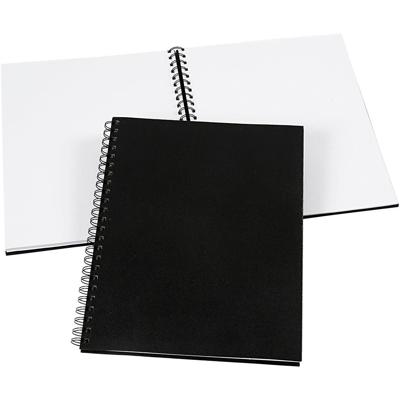 Creativ Company Notitieboek, afm 23x30,5 cm, 120 gr, zwart, 1 stuk