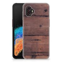 Samsung Galaxy Xcover 6 Pro | Bumper Hoesje | Old Wood - thumbnail
