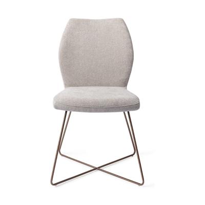 Jesper Home Eetkamerstoel 'Ikata' Cross Rose, kleur Pretty Plaster