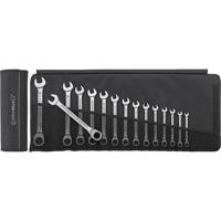 Stahlwille 96411715 OPEN RATCH 17/15 Steek-ringratelsleutelset 15-delig Sleutelbreedte (metrisch) 8 - 24 mm - thumbnail