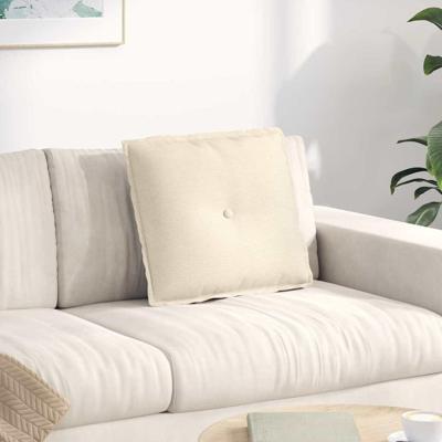Rugkussen Crme 50 x 45 cm Cordstof Rugkussen Crme 50 x 45 cm Cordstof