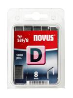 Novus Vlakdraad nieten D 53F/8mm | 1200 stuks - 042-0375 042-0375 - thumbnail