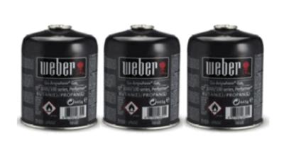 Weber driepak Gasbusjes