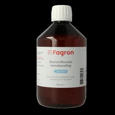 Fagron Natriumfluoride mondspoeling 0.025 500 Milliliter