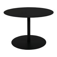 Zuiver Ronde Bijzettafel 'Snow' Staal, 60cm, kleur Zwart - thumbnail