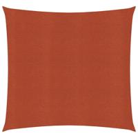 VidaXL Zonnezeil 160 g/m² 5x5 m hdpe terracottakleurig - thumbnail