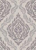 DUTCH WALLCOVERINGS Behang Medallion beige en zilverkleurig