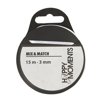 Creativ Company Satijnlint - wit, 15m