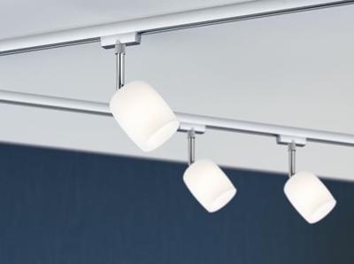 Paulmann Blossom 230V-railsysteem lamp URail Chroom (mat), Satijn