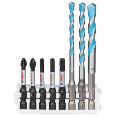 Bosch Accessoires Steen/betonboren | Hex-9 Mc | 5,6,8 mm | Bit 50 mm | 8-delig - 2608577144 Bosch Accessoires Steen/betonboren | Hex-9 Mc | 5,6,8 mm | Bit 50 mm | 8-delig - 2608577144