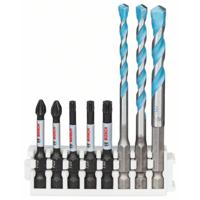 Bosch Accessoires Steen/betonboren | Hex-9 Mc | 5,6,8 mm | Bit 50 mm | 8-delig - 2608577144 - thumbnail