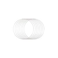 Vaessen Creative • metalen ringen set ø15cm 3mm zilver 8x - thumbnail