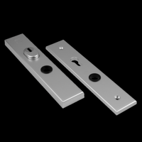 AMI Veiligheidsbeslag 251/50/15 Buiten Kt72 Omkeer Binnen Profielcilinder 72 Omkeer F1 Deurdikte 53/57 Mm - 891164 - thumbnail