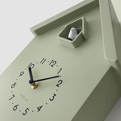 Wandklok 21,5x41,5x8,5 cm - Slinger - Koekoek - NeXtime 'Twitter'