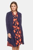 Ulla Popken Trenchcoat, ceintuur, puntzoom, lyocell - Grote Maten - thumbnail