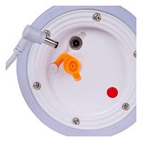 Lucide LITTLE JOE - Oplaadbare Tafellamp Binnen/Buiten - Accu/Batterij - Ø 10 cm - LED Dimb. - 1x0,3W 3000K - IP44 - Bruin - thumbnail