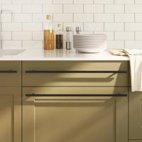 VidaXL Handvatten 5 st 480 mm roestvrij staal zwart - thumbnail