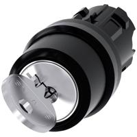 Siemens 3SU10004BC010AA0 3SU1000-4BC01-0AA0 Sleutelschakelaar Kunststof frontring Zwart 1 x 45 ° 1 stuk(s) - thumbnail