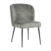Richmond Eetkamerstoel 'Fallon' Chenille, kleur Jade - thumbnail