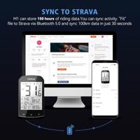 Fietscomputer Cycplus M1 GPS - thumbnail