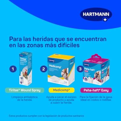 Gesteriliseerd Gaas Hartmann Medicomp 10 x 10 cm 20 Stuks