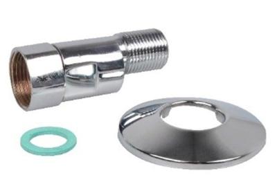 Kirchhoff Steekkabel, 1/2"ET x 3/4"IT, 5 mm, met rozet, uitschakelbaar - 986261755