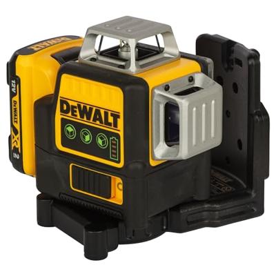 DeWALT DCE089D1G Zelfnivellerende accu kruislijnlaser 3x 360˚ groen 12V XR 2.0Ah in TSTAK - thumbnail