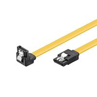 Goobay 93946 S-ATA datakabel voor HDD, SDD, 6 Gbits SATA L-type connector naar SATA L-type stekker 90° gebogen, 20 cm - thumbnail