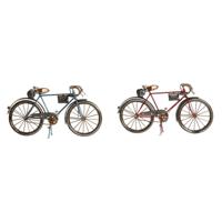 Decoratieve figuren Home ESPRIT Blauw Rood Brons Vintage 28 x 6 x 15 cm (2 Stuks) - thumbnail