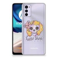 Silicone Back Case Motorola Moto G42 Boho Skull - thumbnail