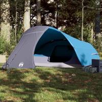 Koepeltent 4-persoons waterdicht blauw - thumbnail