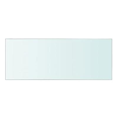 Wandschap transparant 40x15 cm glas