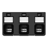 WAGO 2086-3123 Printklem 1.50 mm² Aantal polen 3 Zwart 1 stuk(s) - thumbnail
