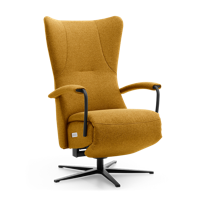 Sta-op Stoel C-101 Geel Stof - thumbnail