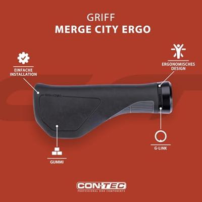 CONTEC handvatten "merge city ergo" ct grips merge city ergo 96/140mm, black