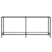 Wandtafel 180x35x75,5 cm gehard glas transparant - thumbnail
