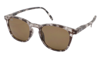 Croon zonnebril Alex dames cat. 3 wayfarer grijs/bruin - thumbnail