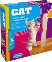Maxxpro Pet toys krabpaal met balletje hout 30 x 35 cm - thumbnail