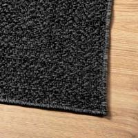 Vloerkleed ZIZUR binnen en buiten 160x230cm jute look antraciet - thumbnail