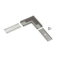 Hoekconnector Aluminium voor Surface 10 Ledstrip profielen - thumbnail