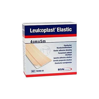 Leukoplast Elastic Wondpleister 4cm x 5m Leukoplast Elastic Wondpleister 4cm x 5m