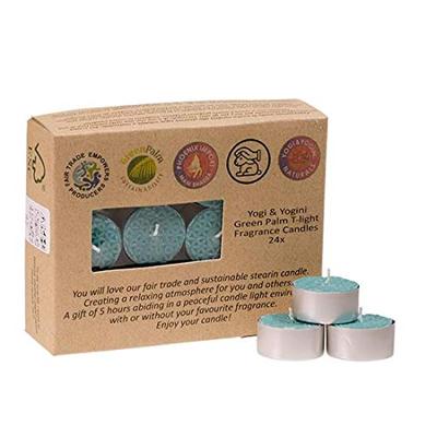 Fair Trade Theelichtjes Stearine Patchouli